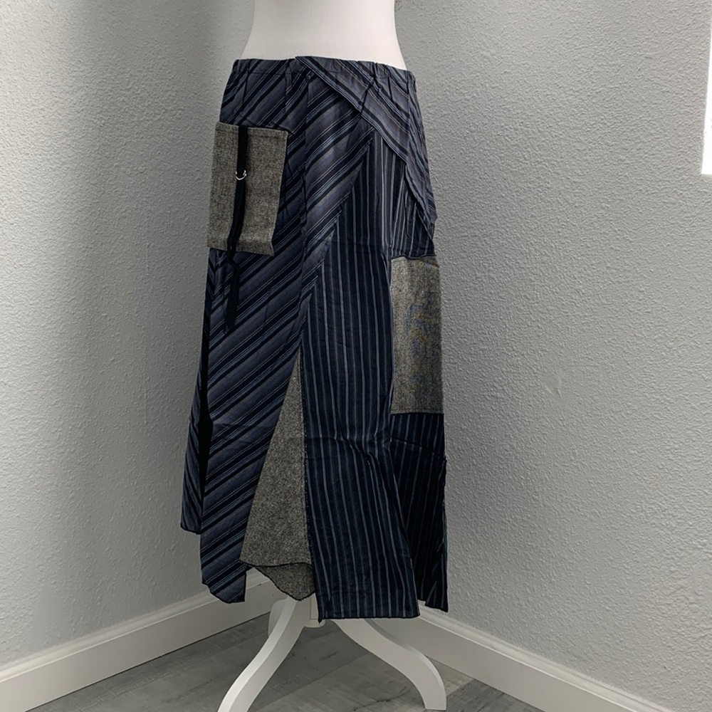 NWT Surrealist asymmetrical blue skirt